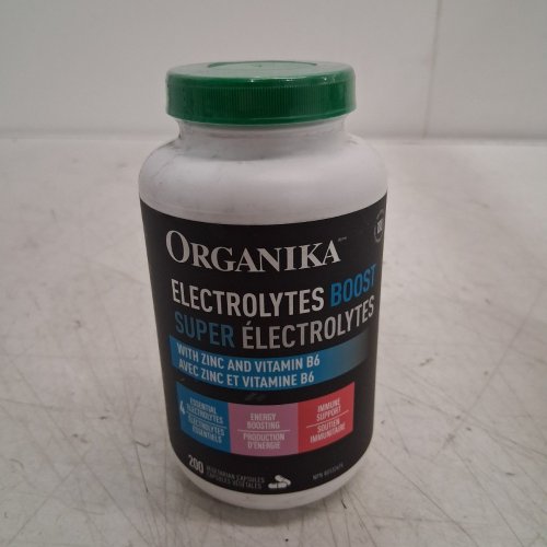 (200 CAPSULES) ORGANIKA ELECTROLYTES BOOST CAPSULES SUPLEMENT (MODEL: 620365041472) image 2