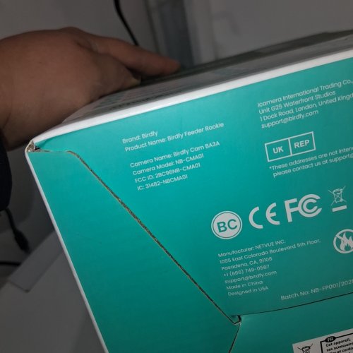 BIRDFY SMART BIRD FEEDER WITH CAMERA - 2.4GHZ - BLUE (MODEL: NB-CMA01) image 2