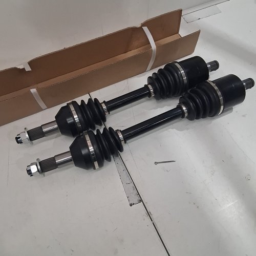 2PK ATV REAR CV AXLE PAIR FOR VARIOUS MODELS - BLACK image 2