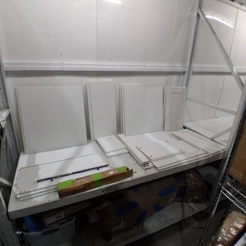 ADVWIN FARMHOUSE WALL CABINET SET - 70.9" X 11" X 20.5" - WHITE (ITEM: US888304WT00) image 2