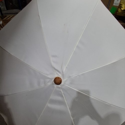OUTDOOR PATIO/BEACH UMBRELLA WITH TASSEL - 8FT - BEIGE image 6