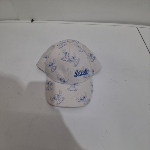 GIRL'S DISNEY STITCH BASEBALL CAP HAT - MEDIUM/LARGE - BLUE/WHITE (STYLE: 1992531) image 2