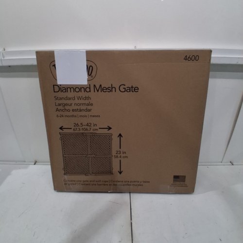 TODDLEROO BY NORTH STATES DIAMOND MESH GATE - 26.5" - 42" X 23" - WOOD (MODEL: 4600) image 4