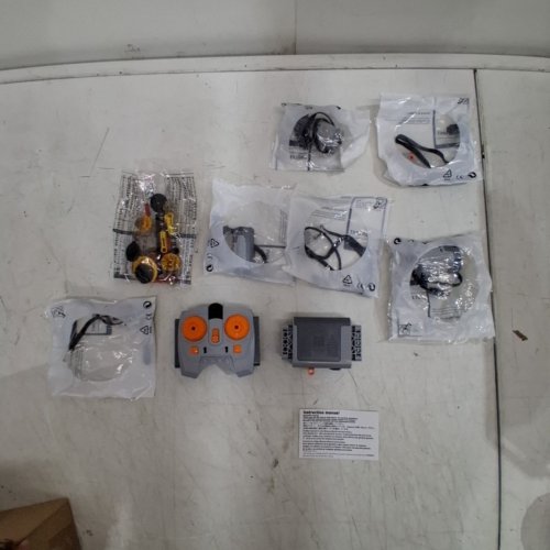 9PC POWER FUNCTIONS MOTOR SET - TYPE D REMOTE CONTROL - GREY/ORANGE image 2