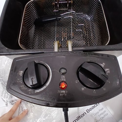 HAMILTON BEACH PROFESSIONAL-STYLE DEEP FRYER WITH TIMER- 5L - STAINLESS STEEL (MODEL: 35043C) image 3