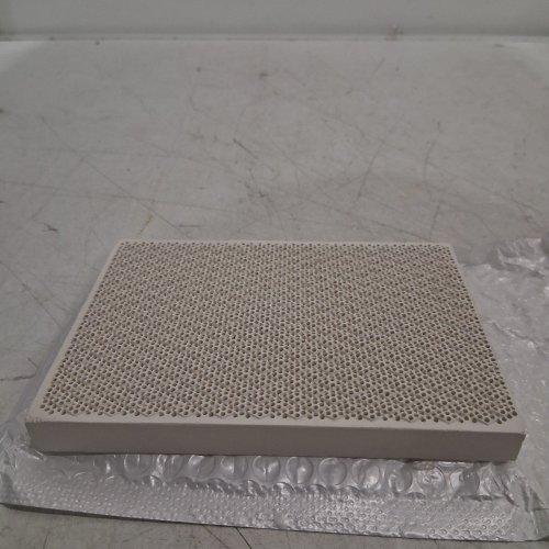 RECTANGULAR CERAMIC HONEYCOMB SOLDERING BOARD - 4" X 5" - BEIGE image 2