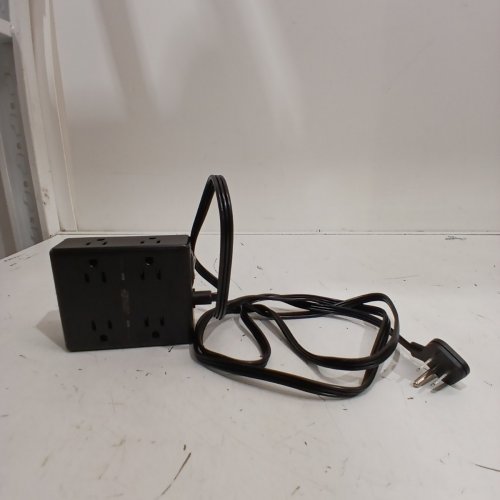 SUPER DANNY USB 8-OUTLET POWER STRIP - 110 V-240 V, 1250W/10A, USB 5 V/2.4A - BLACK (MODEL: SDCP04) image 2