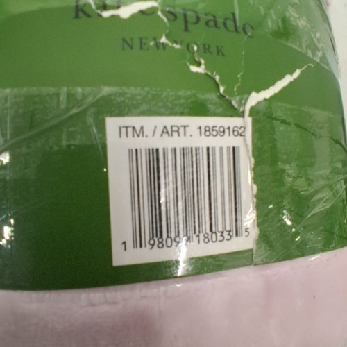 KATE SPADE PLUSH THROW BLANKET - 60" X 70" - PALE PINK (MODEL: 1859162) image 4
