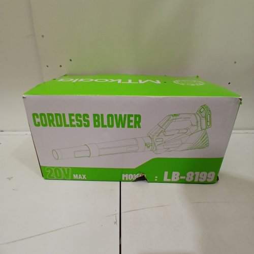 MTKOALA CORDLESS LEAF BLOWER - 20 V - GREEN/BLACK (MODEL:LB-8199) image 4