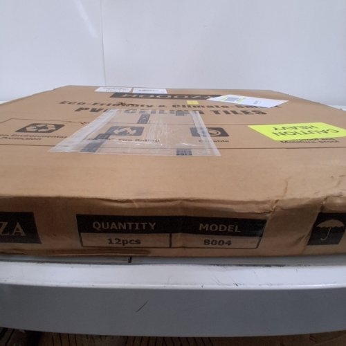 12PC NOOOZA PVC CEILING TILES - WHITE (MODEL: 8604) image 2