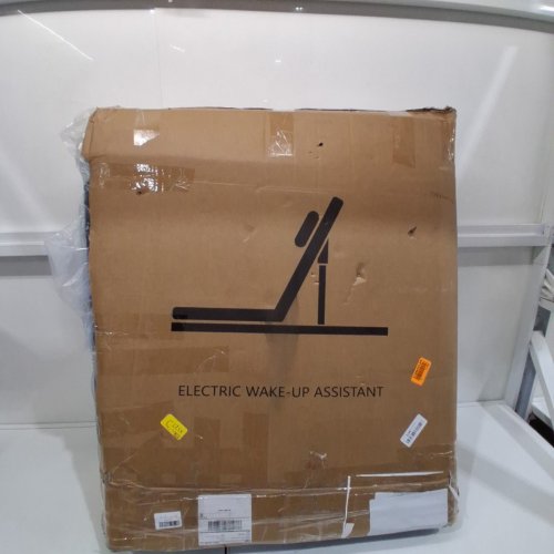 ELECTRIC ADJUSTABLE BED LIFTING ASSIST DEVICE WITH SAFETY GUARDRAILS - 75" X 32" - DARK GREY image 4
