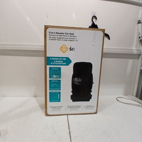 SAFETY 1ST 3-IN-1 HARNESS BOOSTER CAR SEAT - 100LB MAX - BLACK (MODEL: 22276CHHR) image 5