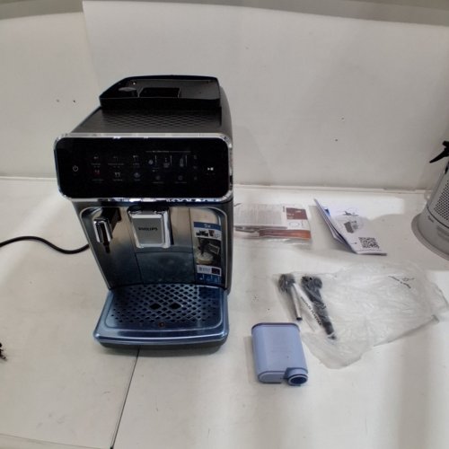 PHILIPS 3300 SERIES FULLY AUTOMATIC ESPRESSO MACHINE WITH INTUITIVE TOUCH DISPLAY & CLASSIC MILK FROTHER - BLACK/CHROME - (MODEL: EP3326/90) image 12