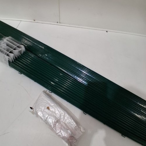 10PK ARIFARO STURDY DUTY METAL FENCE POSTS FOR YARD WIRE FENCING - 7FT - GREEN (MODEL:FP-01) image 3