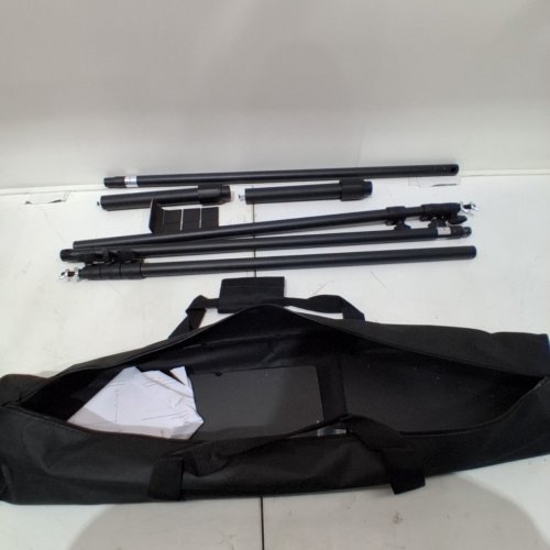 EMART ADJUSTABLE HEAVY DUTY BACKDROP STAND WITH CLAMPS AND STORAGE BAG - 8.5FT X 10FT - BLACK (MODEL: EM-BS-NT2630) image 2