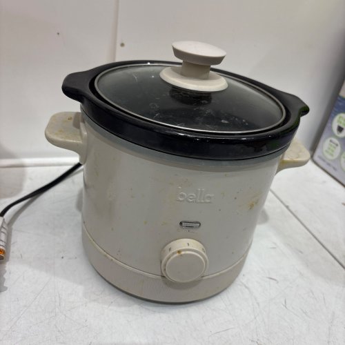 2PC BELLA PROGRAMMABLE SLOW COOKER SET - 6QT. & 2QT. - BEIGE - (MODEL: 2002002) image 6