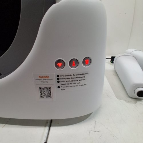 AUTOMATIC SELF CLEANING CAT LITTER BOX WITH APP CONTROL AND SMART SAFETY SENSORS - 90L - 20.4" X 21.5" X 25.4" - WHITE (MODEL: ZCCE01 image 2