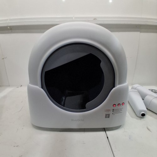 AUTOMATIC SELF CLEANING CAT LITTER BOX WITH APP CONTROL AND SMART SAFETY SENSORS - 90L - 20.4" X 21.5" X 25.4" - WHITE (MODEL: ZCCE01 image 3