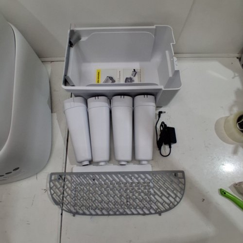 AUTOMATIC SELF CLEANING CAT LITTER BOX WITH APP CONTROL AND SMART SAFETY SENSORS - 90L - 20.4" X 21.5" X 25.4" - WHITE (MODEL: ZCCE01 image 5