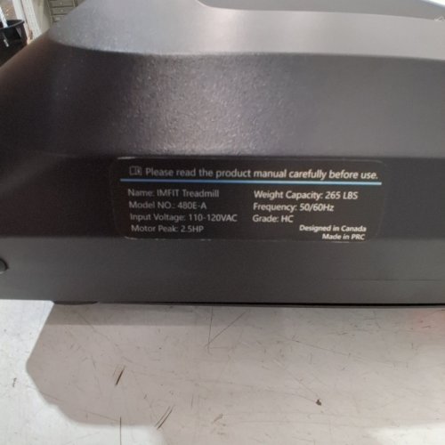 IMFIT LITE MANUAL INCLINE COMPACT WALKING PAD TREADMILL - 2.5HP MOTOR UPTO 6KM/HR - 265LBS CAPACITY - BLACK/BLUE (MODEL: 480E-A) image 4