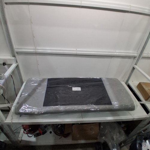 WROUGHT STUDIO ERGONOMIC FABRIC HEADBOARD - FITS MATTRESS UP TO 14" THICK - QUEEN - GRAY (ITEM: B1100253D) image 5