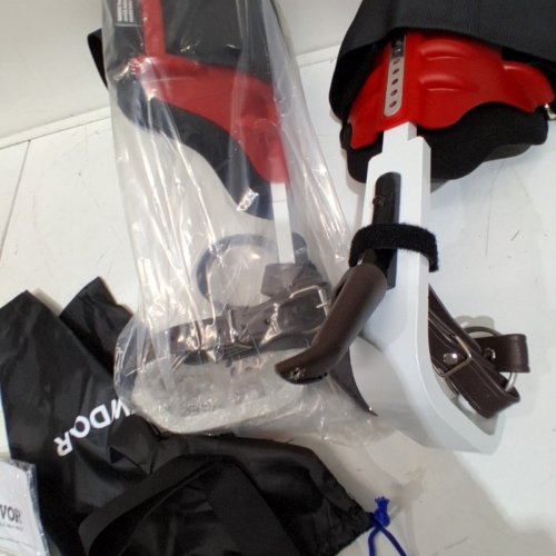 ADJUSTABLE TREE CLIMBING SPIKES - 14" TO 21" - 350LBS CAP - RED (MODEL: ROPE-G-002) image 3