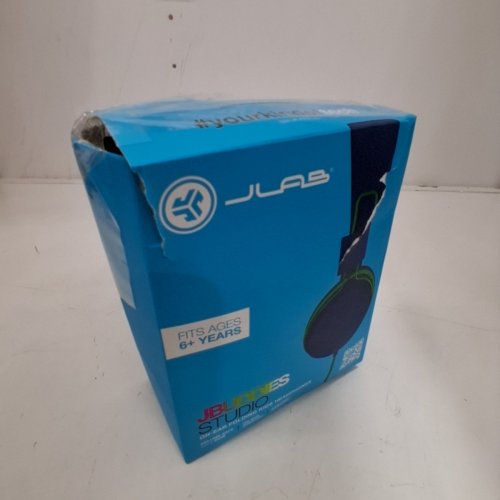 JLAB KIDS JBUDDIES STUDIO ON-EAR WIRED FOLDING HEADPHONES - BLUE / GREEN image 3