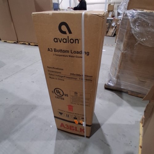 AVALON A3 3 TEMPERATURE BOTTOM LOADING SELF CLEANING ELECTRIC WATER COOLER - BLACK (MODEL: A3BLOZONEWTRCLR/A3BLK) image 2