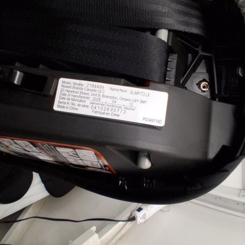 GRACO SLIMFIT3 LX 3 IN 1 CAR SEAT BOOSTER - BLACK (MODEL: 2184499) image 2