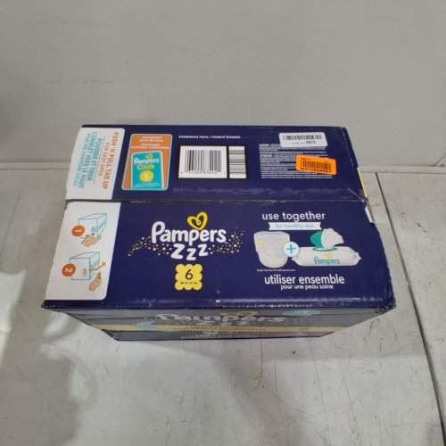 72PK PAMPERS ZZZ NIGHTTIME OVERNIGHT PROTECTION DIAPERS - SIZE 6 (35+ LBS) image 3
