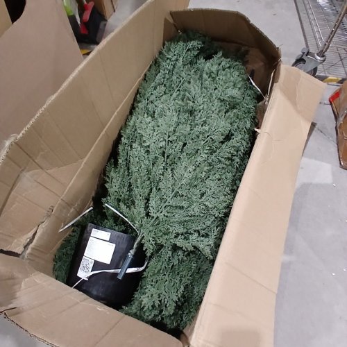 2PK ARTIFICIAL TOPIARY CEDAR TREE FAKE PLANT FOR HOME DECORATION - 96" - GREEN - (MODEL: XHBSA003) image 3