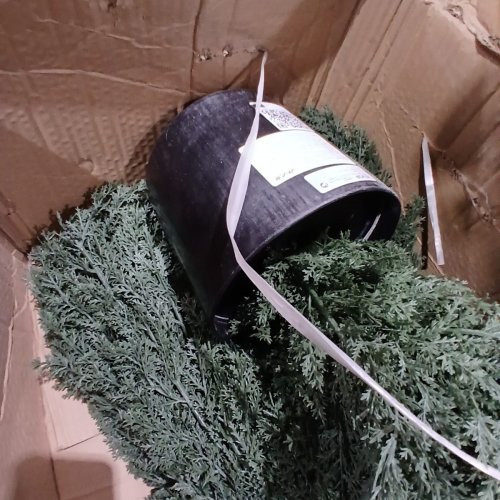 2PK ARTIFICIAL TOPIARY CEDAR TREE FAKE PLANT FOR HOME DECORATION - 96" - GREEN - (MODEL: XHBSA003) image 4