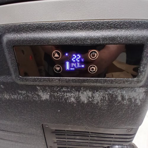 BODEGA COOLER 12V PORTABLE REFRIGERATOR ON WHEELS WIFI CONTROL APP - 75L - 80QT - BLACK GREY(MODEL: U75) image 2