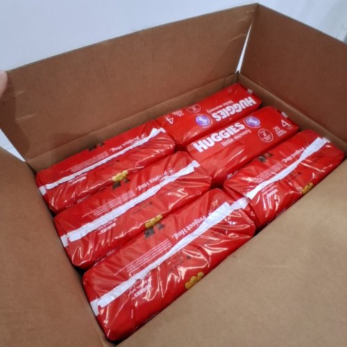 150PK HUGGIES LITTLE MOVERS DIAPERS - SIZE 4 - WHITE image 2
