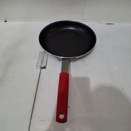 TRAMONTINA PRO SERIES NON-STICK ALUMINUM RESTAURANT SAUTE PAN WITH SILICONE HANDLE - 12" - RED/SILVER/BLACK image 2