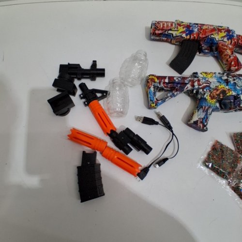 2PK AROBEF GEL SPLAT BLASTER FULLY AUTOMATIC TOY GUN - MULTICOLOUR (MODEL: AROBEF201) image 6