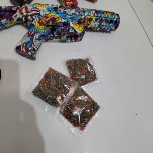 2PK AROBEF GEL SPLAT BLASTER FULLY AUTOMATIC TOY GUN - MULTICOLOUR (MODEL: AROBEF201) image 7