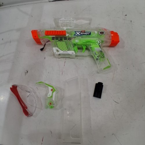 ZURU XSHOT HYPER GEL GLOW NIGHT STRIKE BLASTER - GREEN image 2