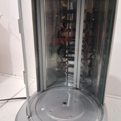 SHAWARMA GRILL MACHINE, VERTICAL CHICKEN SHAWARMA COOKER MACHINE COUNTERTOP, ELECTRIC STAINLESS STEEL BROILER GYRO ROTISSERIE OVEN - 1500WATT - GREY - (MODEL: TB1023A-F ) image 9