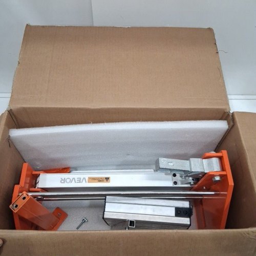 VINYL FLOOR CUTTER WITH UPGRADED LABOR-SAVING ALUMINUM-ALLOY LEVER - 12 MM - 12" - SILVER/ORANGE (MODEL: FC1201) image 3