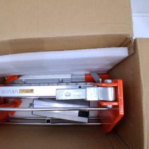 VINYL FLOOR CUTTER WITH UPGRADED LABOR-SAVING ALUMINUM-ALLOY LEVER - 12 MM - 12" - SILVER/ORANGE (MODEL: FC1201) image 5
