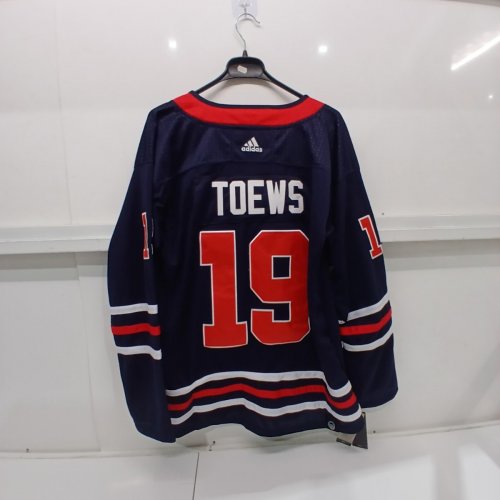 UNISEX ADULTS ADIDAS NHL OFFICIAL WINNIPEG JETS HOCKEY JERSEY - 46 - #19 JONATHAN TOEWS image 4