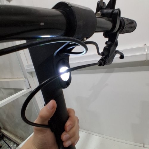 FOLDABLE ELECTRIC SCOOTER FOR ADULTS - 350 W - 30-40KM RANGE - BLACK/RED (MODEL: W5/W6) image 3