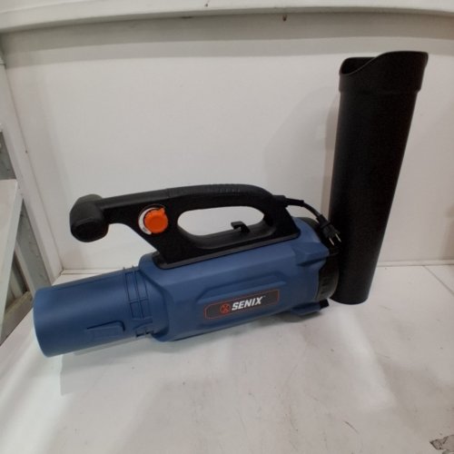 SENIX CORDED HEAVY DUTY ELECTRIC LEAF BLOWER - 120V - BLUE/BLACK (MODEL: BLAE12-M) image 3