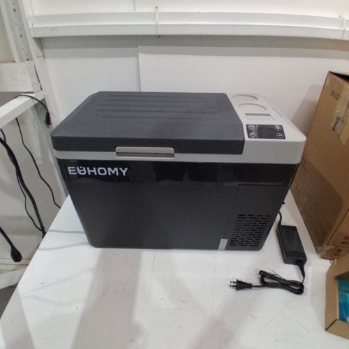 EUHOMY CAR ELECTRIC REFRIGERATOR COOLER WITH APP CONTROL - 30QT - 12V - BLACK/GREY (MODEL: J30) image 3