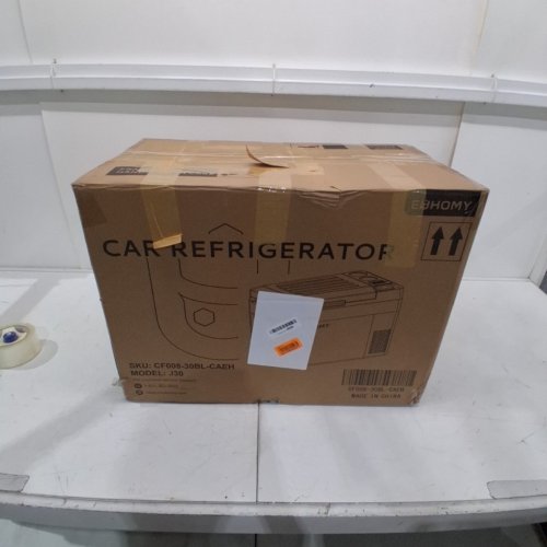 EUHOMY CAR ELECTRIC REFRIGERATOR COOLER WITH APP CONTROL - 30QT - 12V - BLACK/GREY (MODEL: J30) image 5