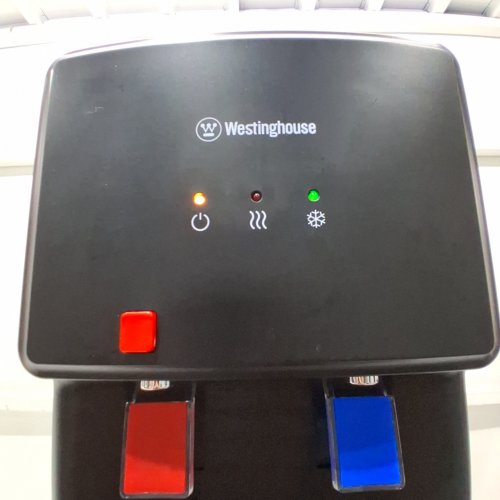 WESTINGHOUSE TOP LOADING HOT/COLD WATER DISPENSER - 3-5GAL - BLACK - (MODEL: WKWDT99BK) image 2