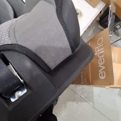 EVENFLO TRIBUTE LX CONVERTIBLE CAR SEAT - 40LBS CAP - SATURN GREY (MODEL: 38111190C) image 4