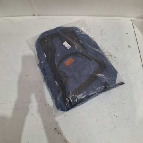 3PC LARGE CAPACITY BACKPACK WITH CROSSBODY BAG & POUCH - BLACK / BLUE (MODEL : 09311004008376) image 5