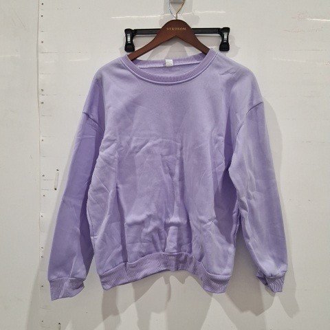 GIRL'S CREWNECK SWEATSHIRT -XXL - LAVENDER image 2
